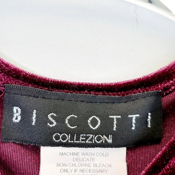 BISCOTTI Girls Wine Red Purple Floral Velvet Holiday Party Dress 3T Ribbon - Picture 3 of 12